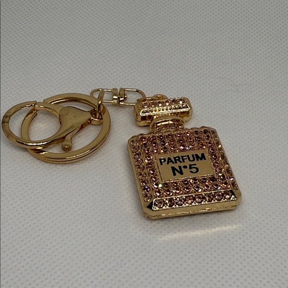 Gold and Champagne Keychain Parfum bottle - Picture 2 of 4